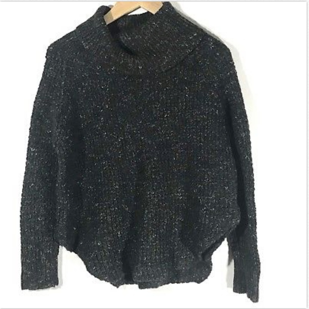 Free People Small Cowl Neck Sweater Pullover Wool